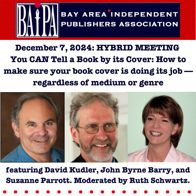 HYBRID MEETING December 7, 2024. You CAN Tell a Book by its Cover.