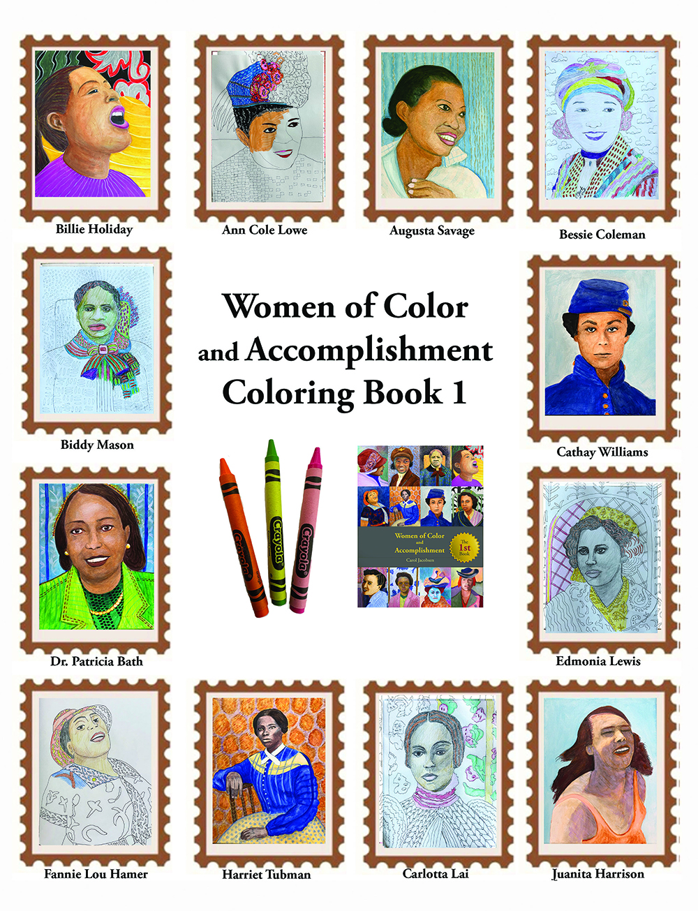 Women of Color and Accomplishment Coloring Book 1